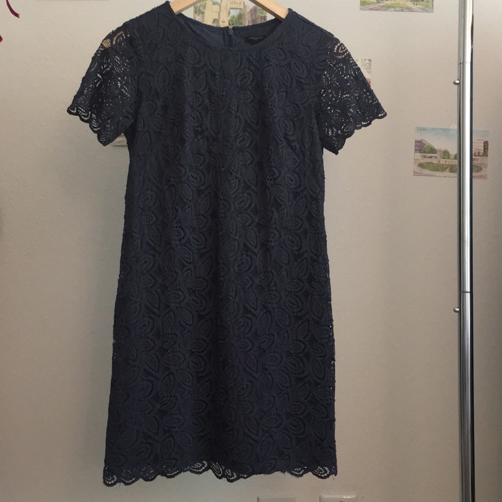 Ann Taylor Eyelet Shift Dress